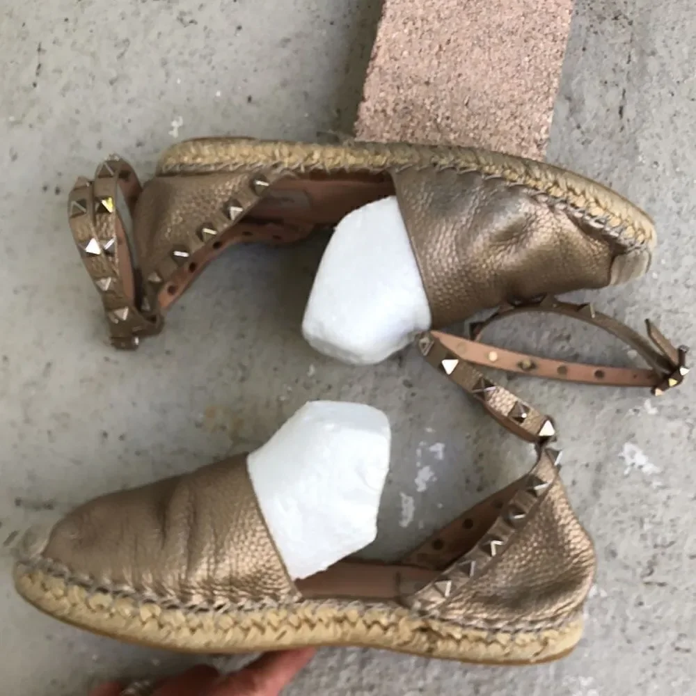 Valentino Rockstud Espadrilles